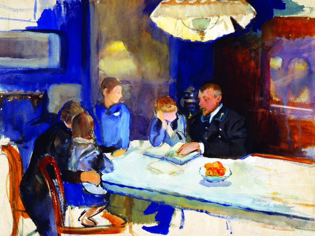 Серебрякова Зинаида. Семейный портрет. 1910-е годы