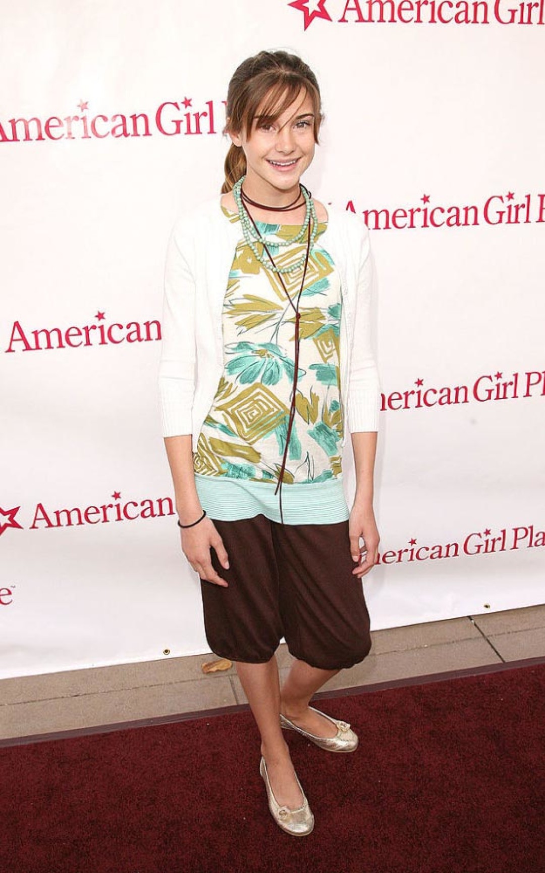 Шейдлин Вудли на открытии магазина American Girl Store, 2006