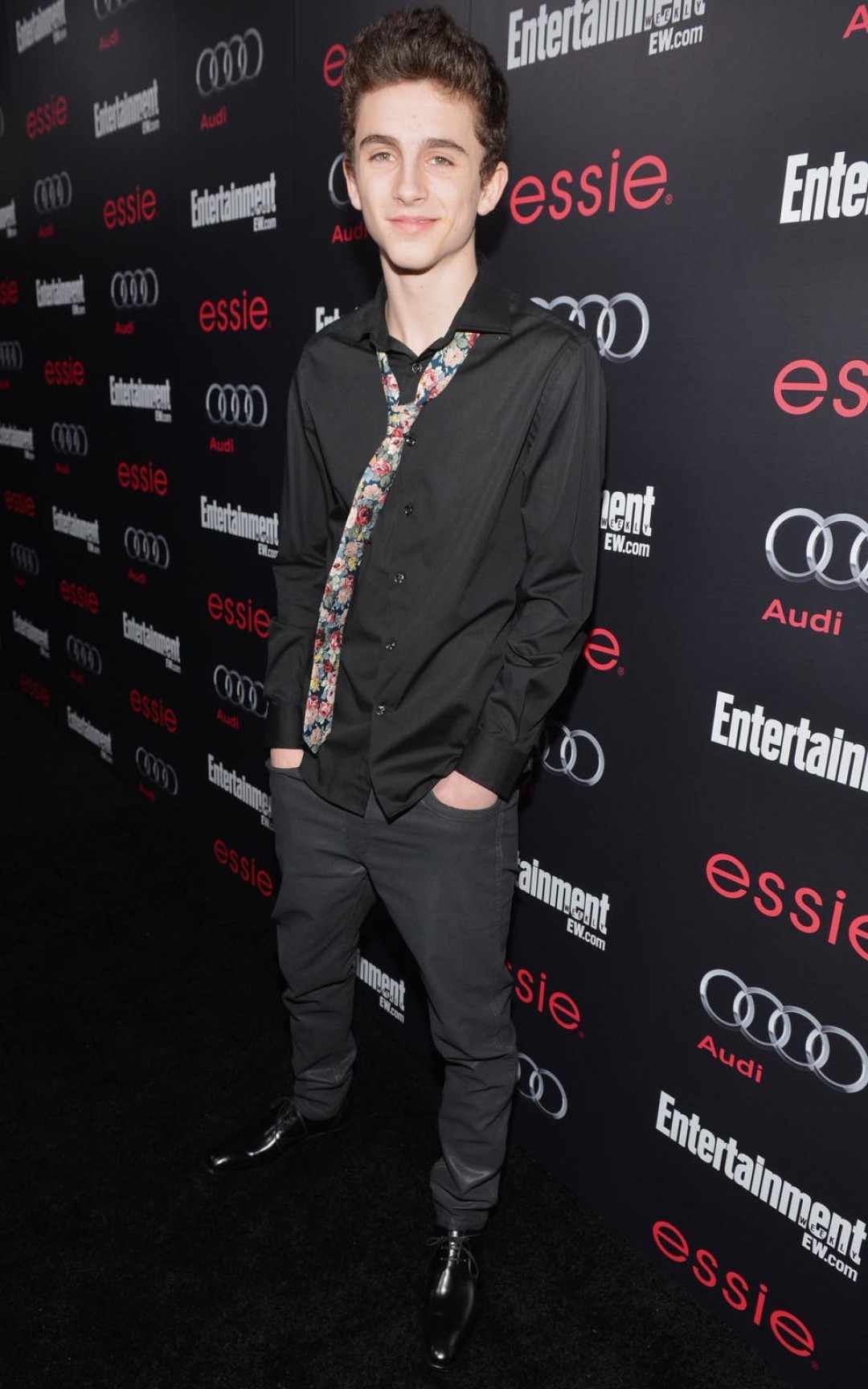 Тимоти Шаламе на вечеринке журнала Entertainment Weekly, 2013