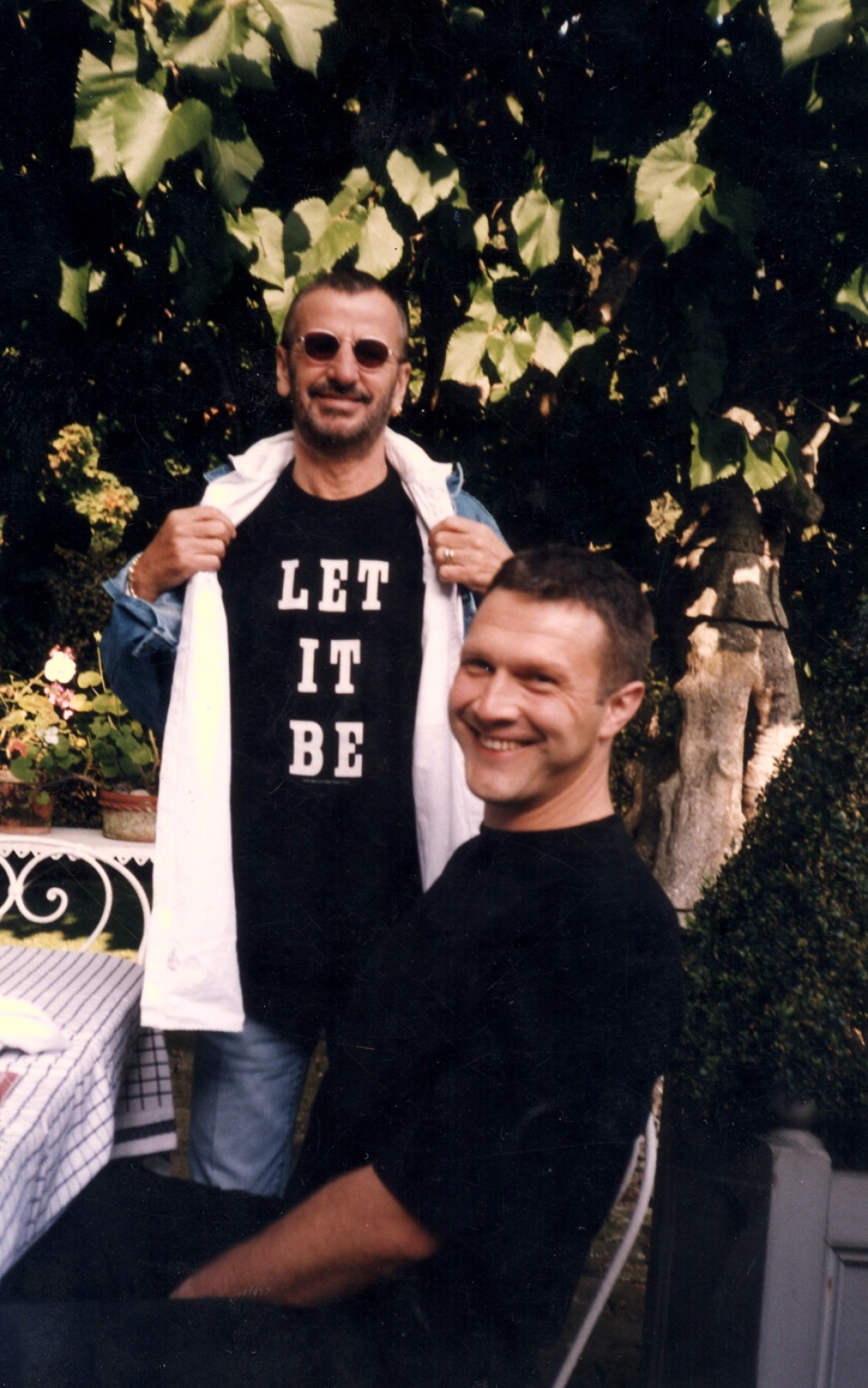 Андрей Дмитриев и Ринго Старр. 1997 год
