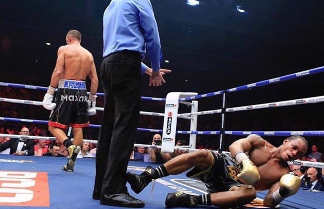 Нокаут! Фото со страницы Сергея Ковалева во ВКонтакте