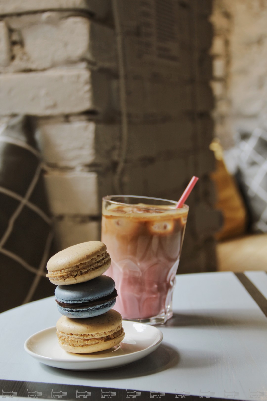 Свекольно-кокосовый айс-латте