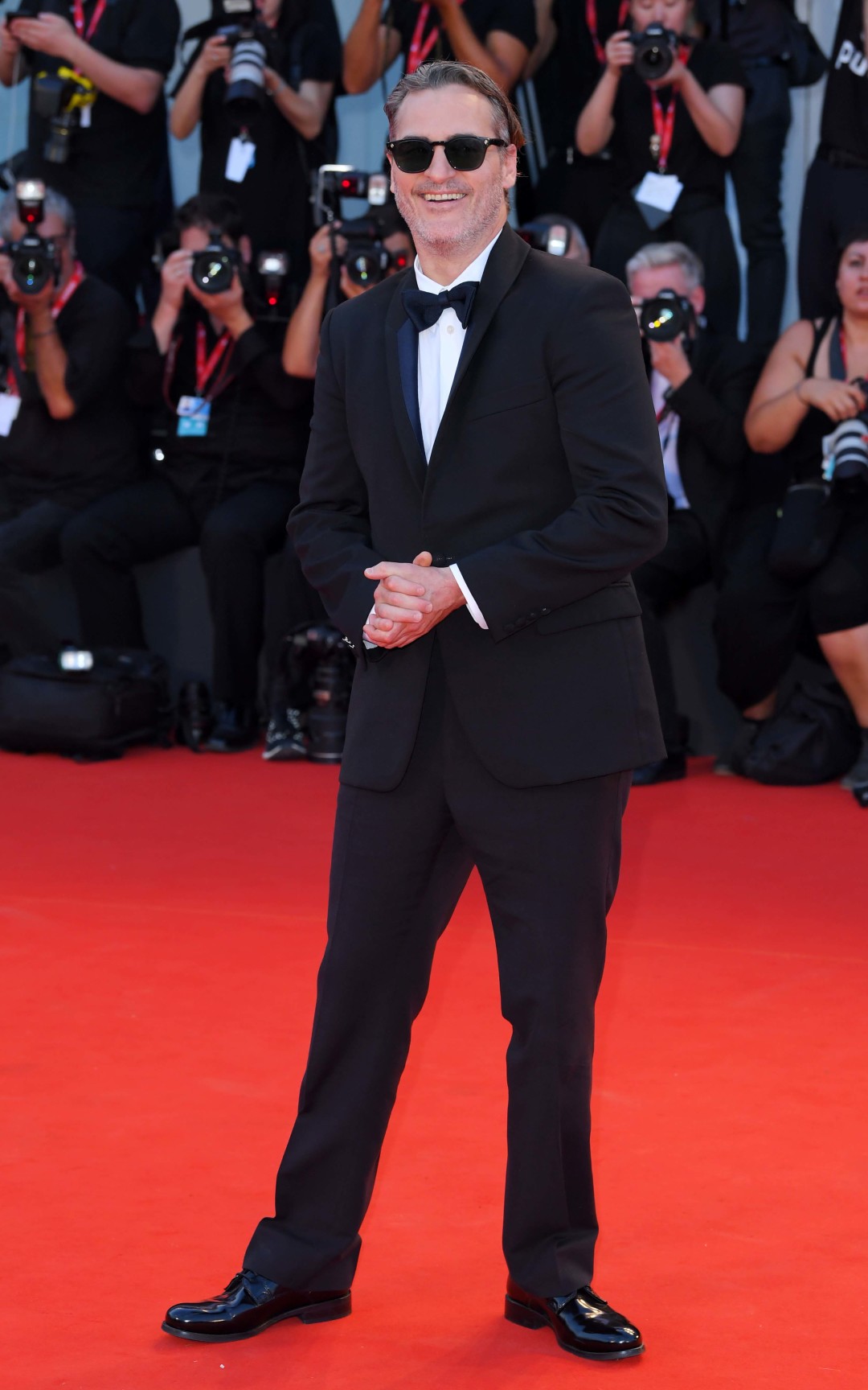 Хоакин Феникс на премьере фильма «Джокер»