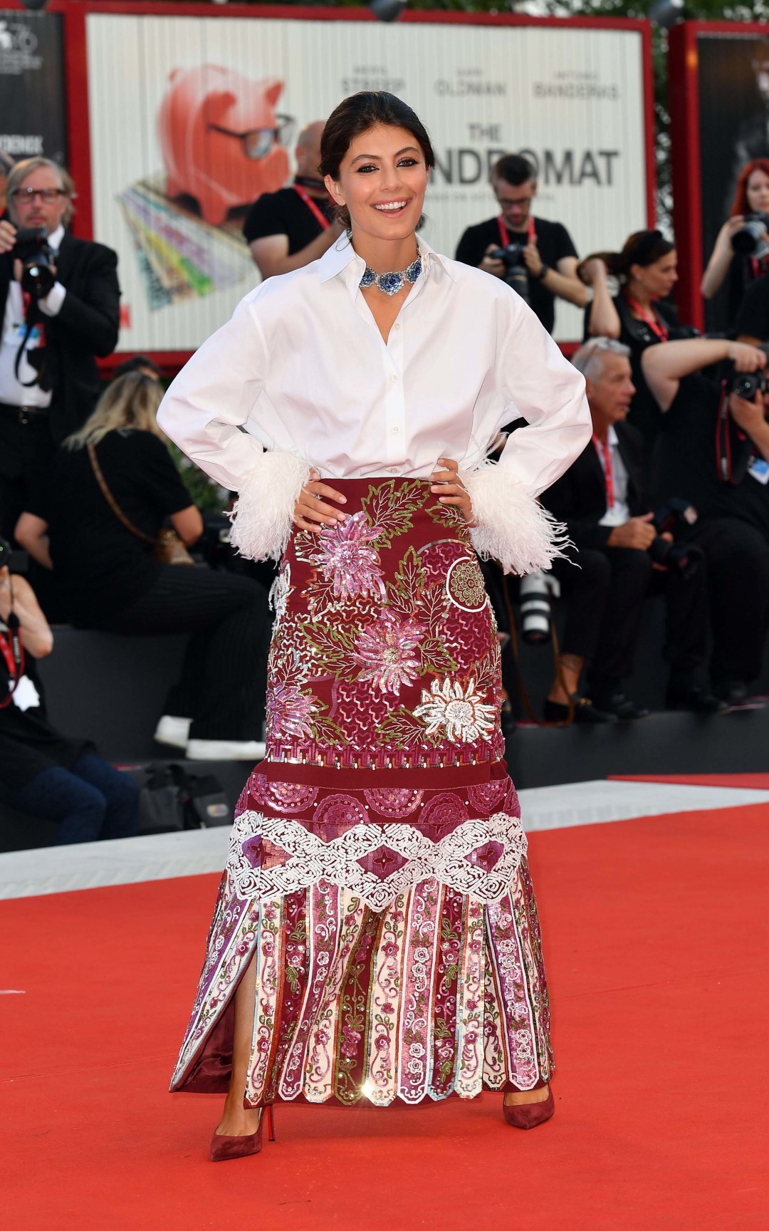 Алессандра Мастронарди на премьере фильма «Джокер»