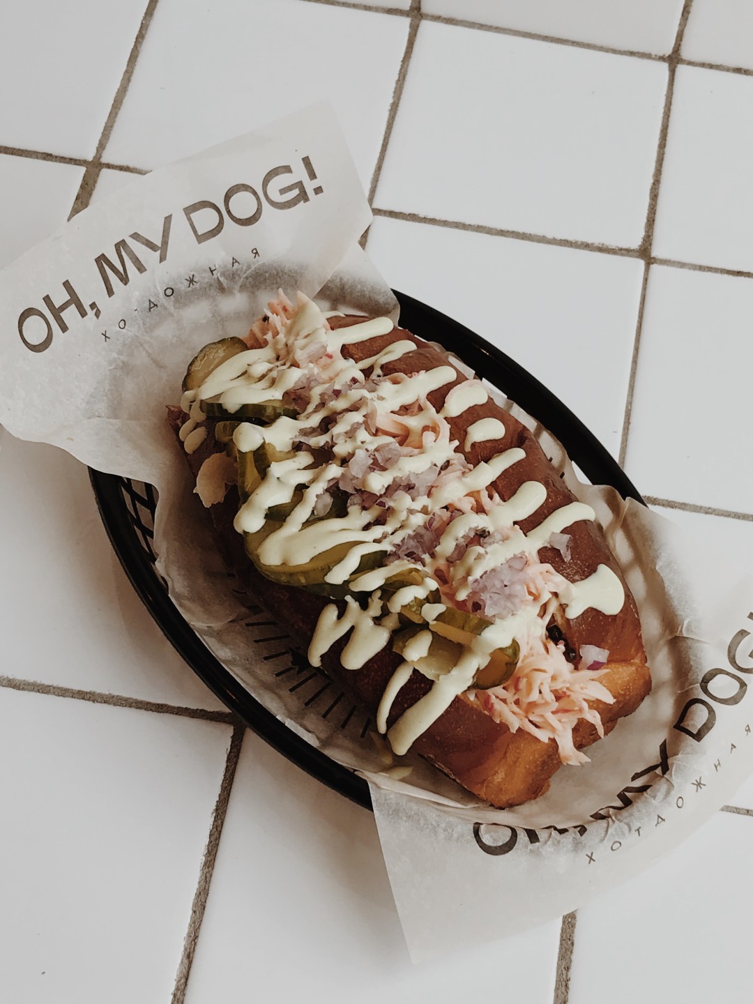 Хот-дог Fake Crab