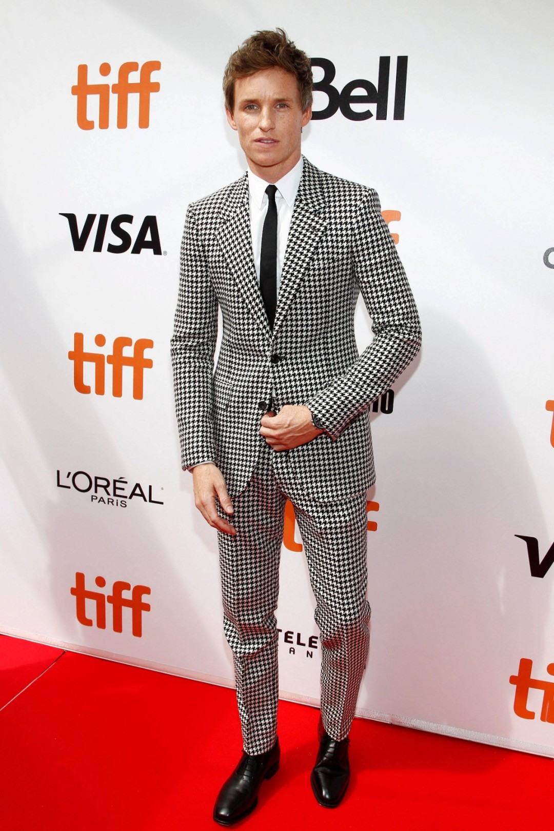 Эдди Рэдмейн на премьере фильма «Аэронавты»