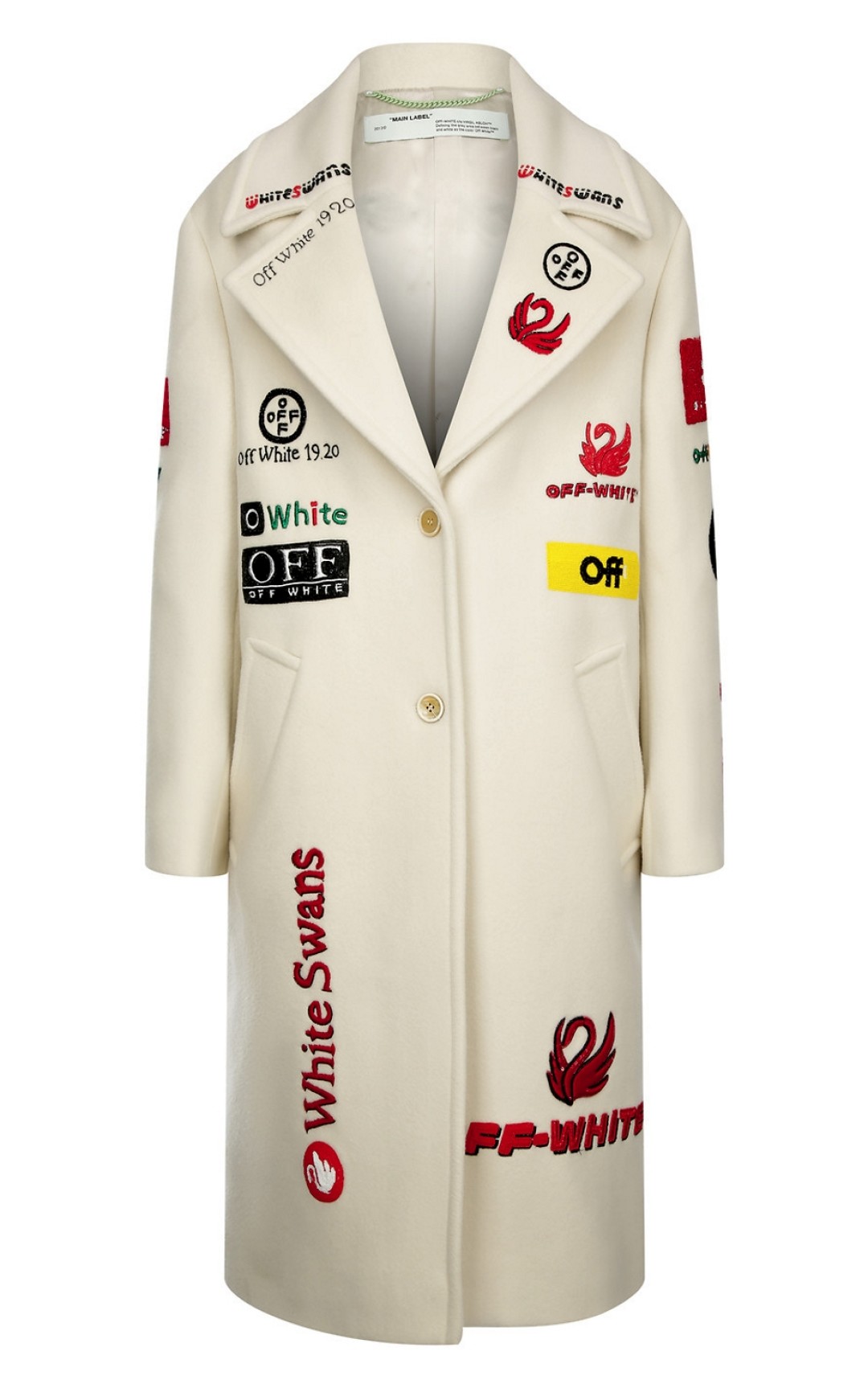 Женское пальто Off-White, 277 200 рублей (Babochka)