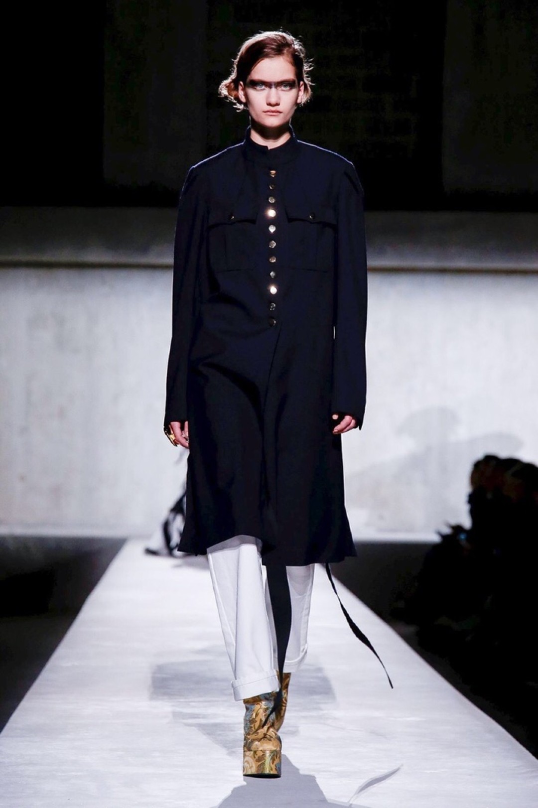 Алина Болотина на показе Dries Van Noten