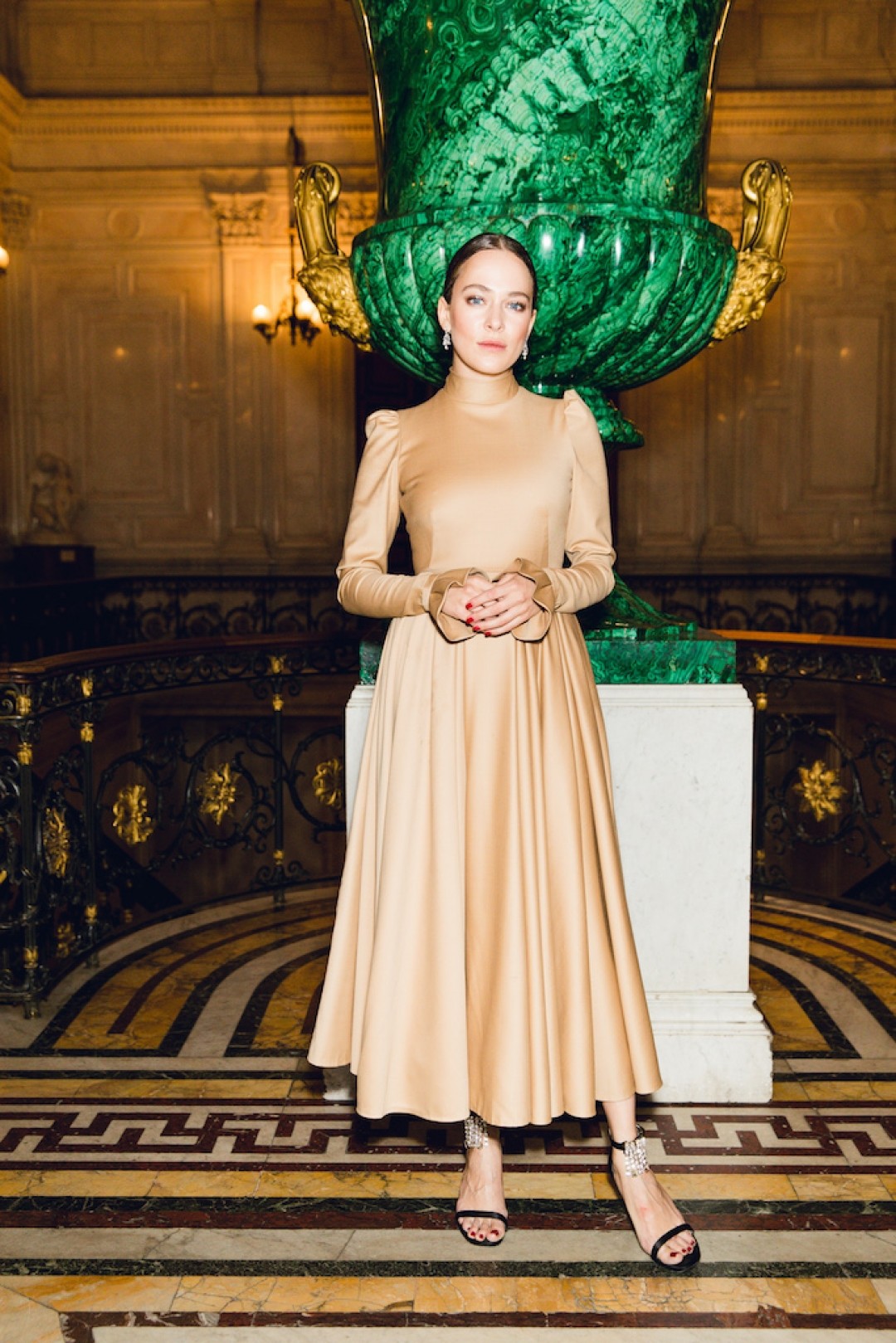 Аглая Тарасова на Благотворительном приеме в Эрмитаже в 2018 году