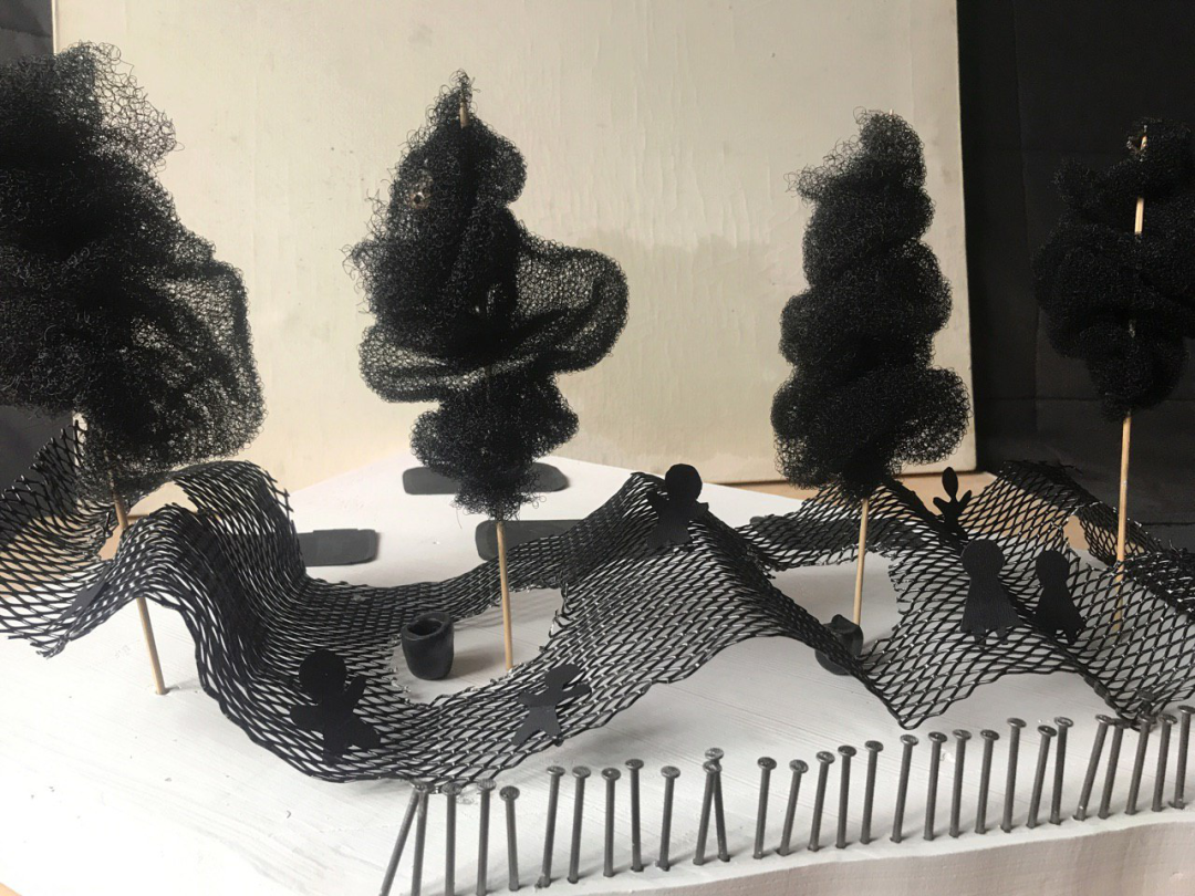 Созданный детьми макет благоустройства набережной Карповки на пересечении с Песочной