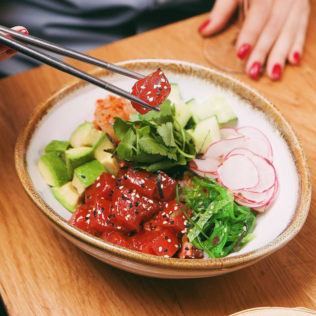 Ахи-поке в Made in China