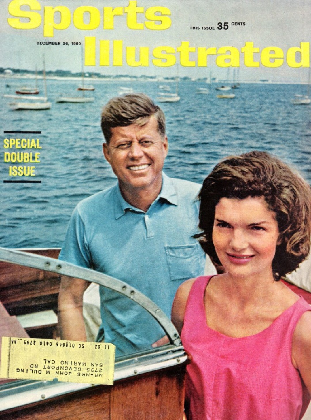 Джон Кеннеди и Жаклин Кеннеди в Marimekko на обложке Sports Illustrated в 1960 году