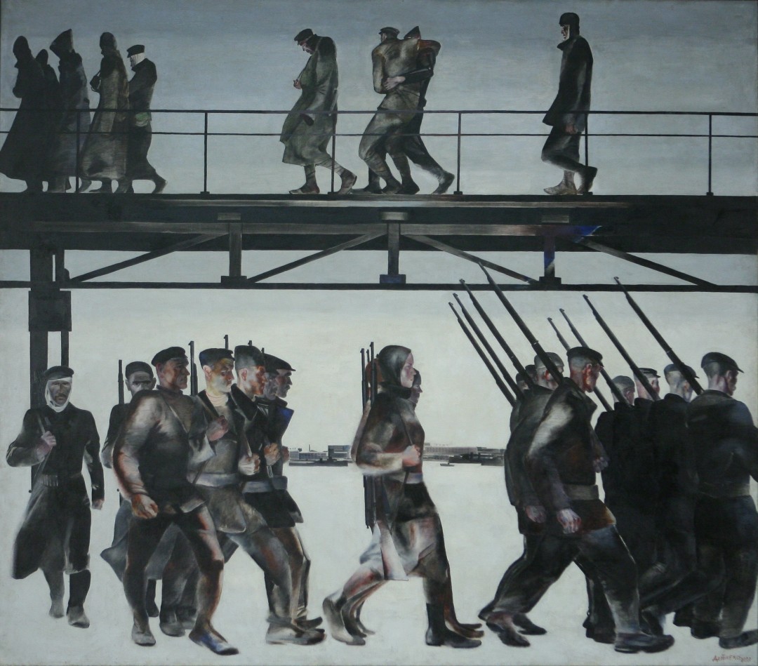 Александр Дейнека «Оборона Петрограда», 1928 год