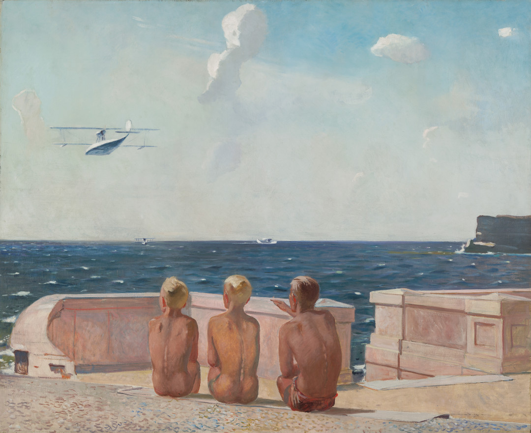 Александр Дейнека «Будущие летчики», 1938 год