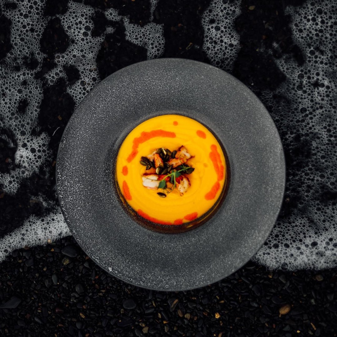 Эко-комплекс Porto Nero на Утрише крем-суп тыквенный с креветкой