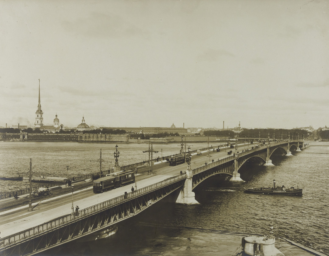 Издание Б. Аванцо. Троицкий мост. 1900-е