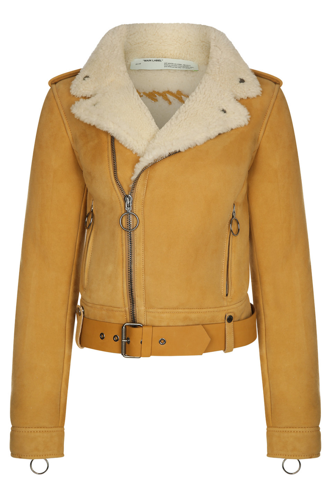 Женская дубленка из овчины Off-White, 226 380 рублей (Babochka)