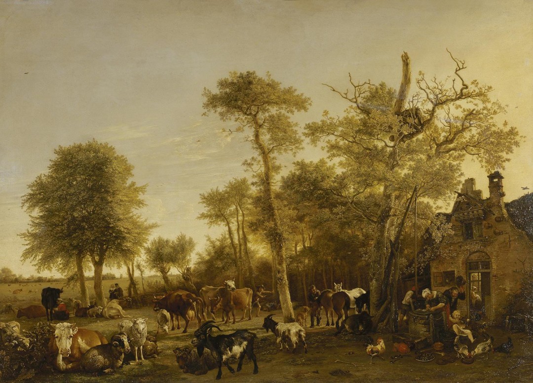 Паулс Поттер. Ферма. Голландия, 1649 год