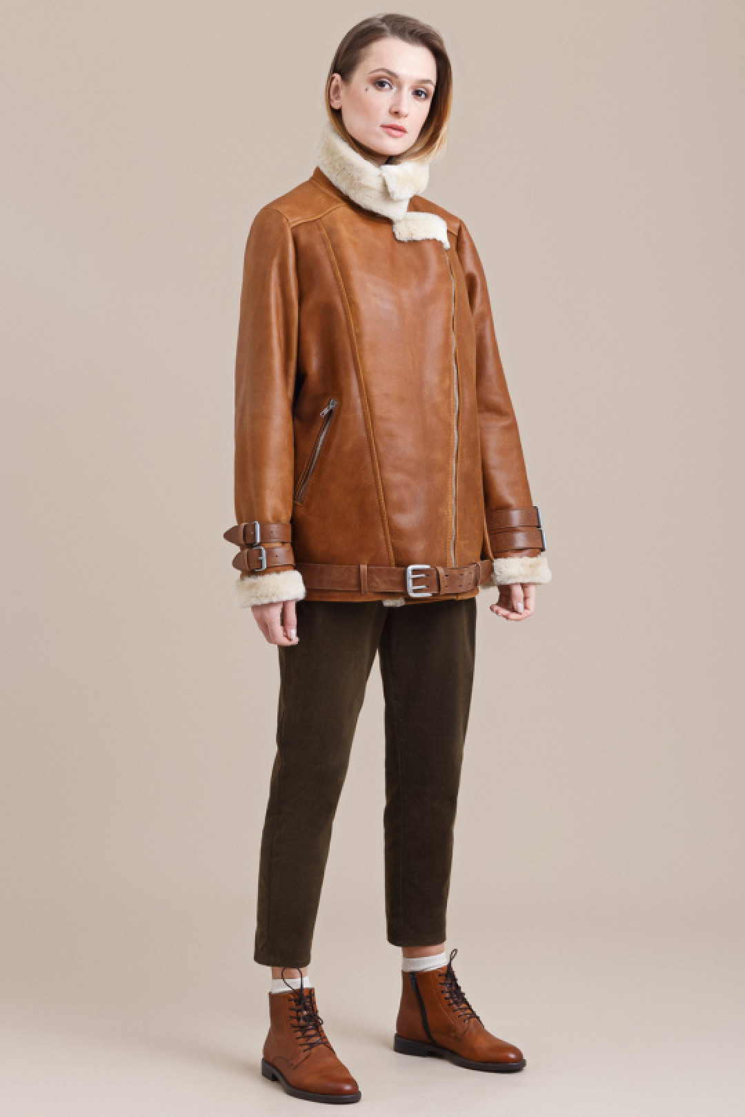 Женская дубленка из наполлана Uníque Fabríс, 46 900 рублей (Uníque Fabríс)