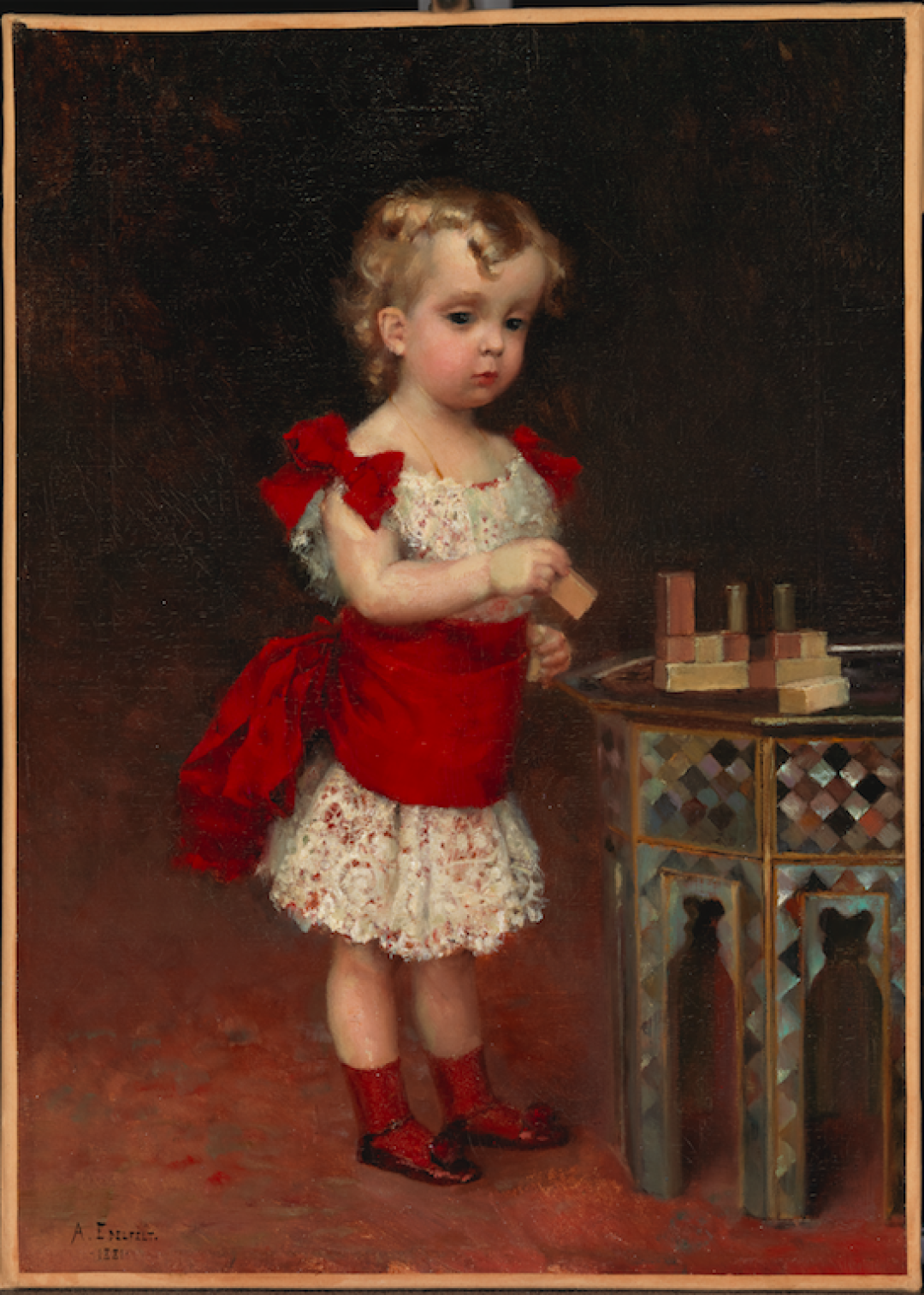 Альберт Эдельфельт. Великий князь Андрей Владимирович в детстве. 1881 год. Фонд Гёста Серлакиуса. Серлакиус-музеи, Мянття.