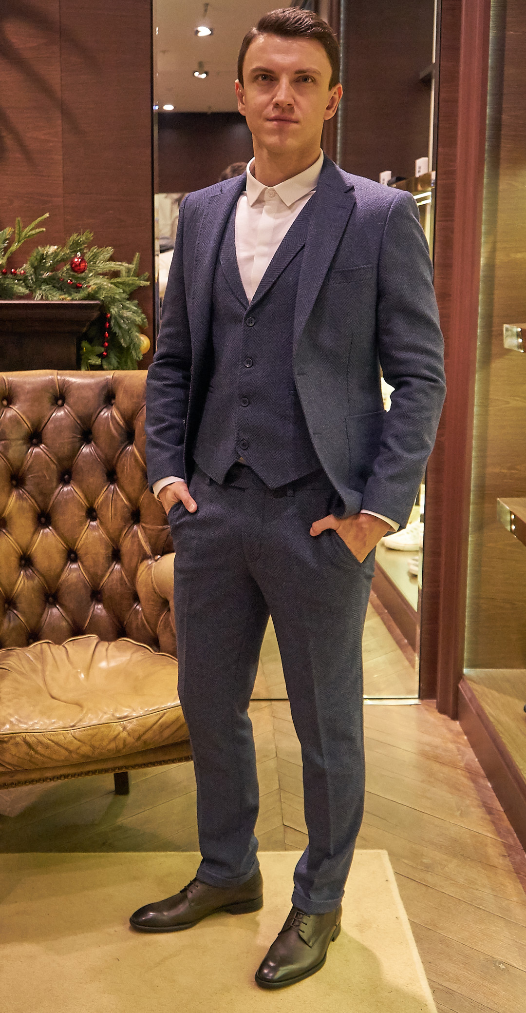 Костюм 21dot12 Рубашка Emporio Armani Туфли Ermenegildo Zegna