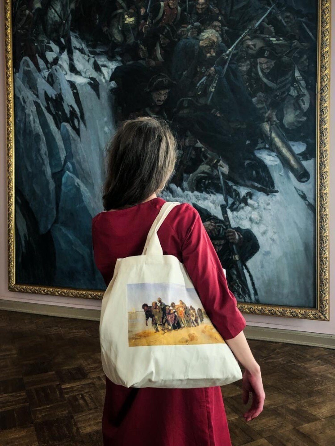 Большая сумка «Бурлаки на Волге», 2 340 рублей