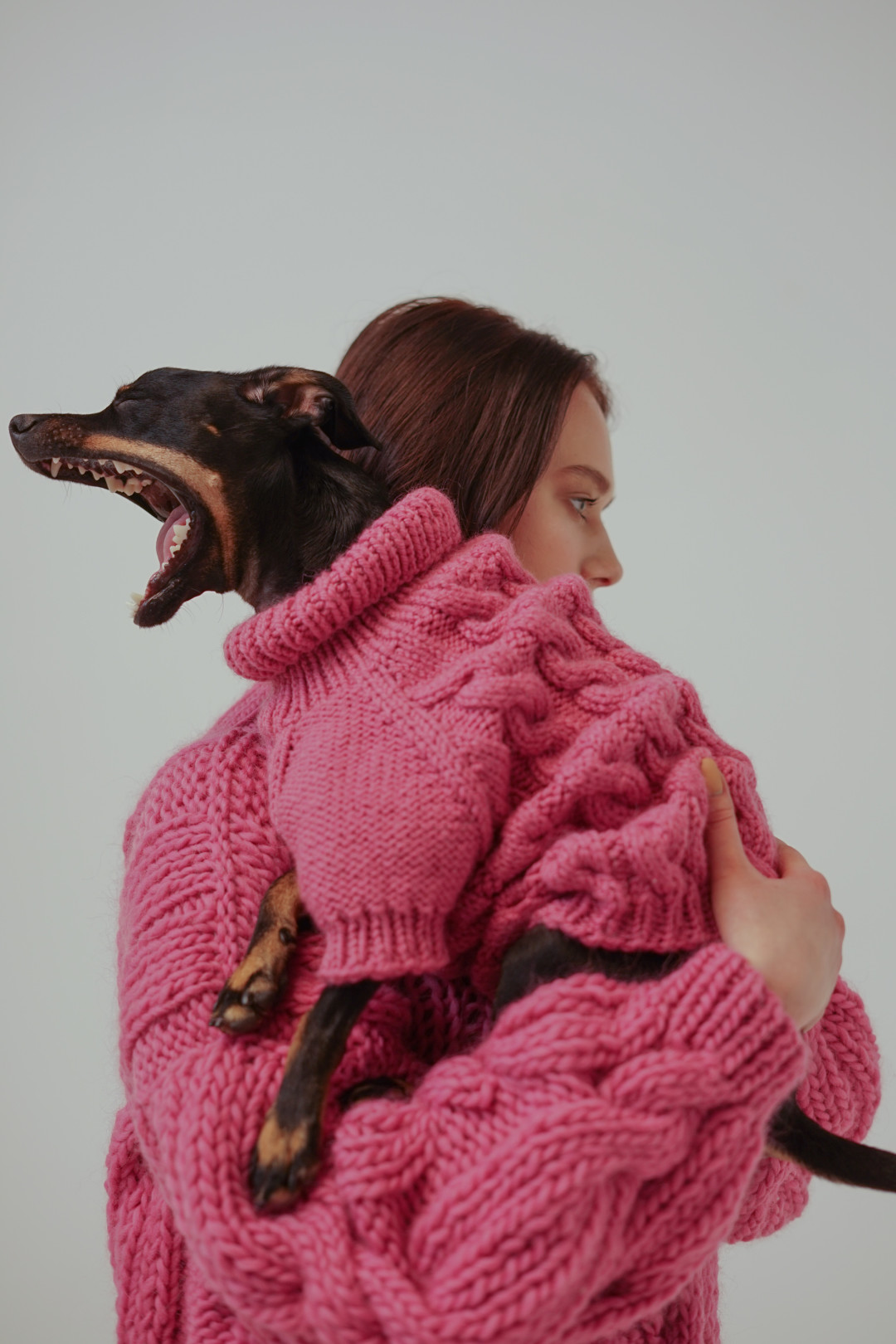 Свитер с косами для собаки, 3 990 рублей