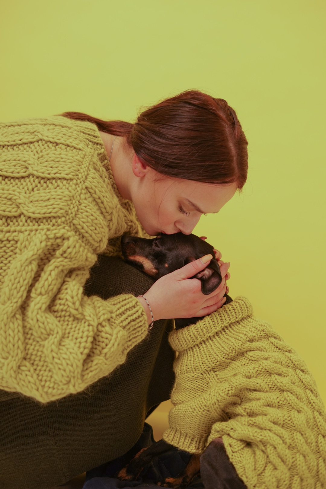 Свитер с косами для собаки, 3 990 рублей