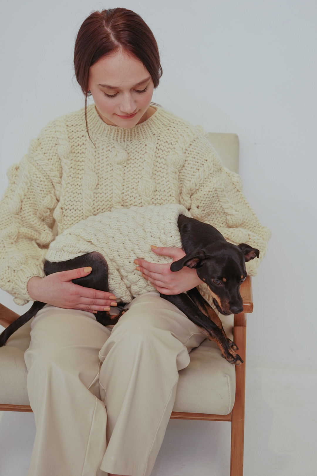 Свитер с рисунком «узелки» для собаки, 3 990 рублей