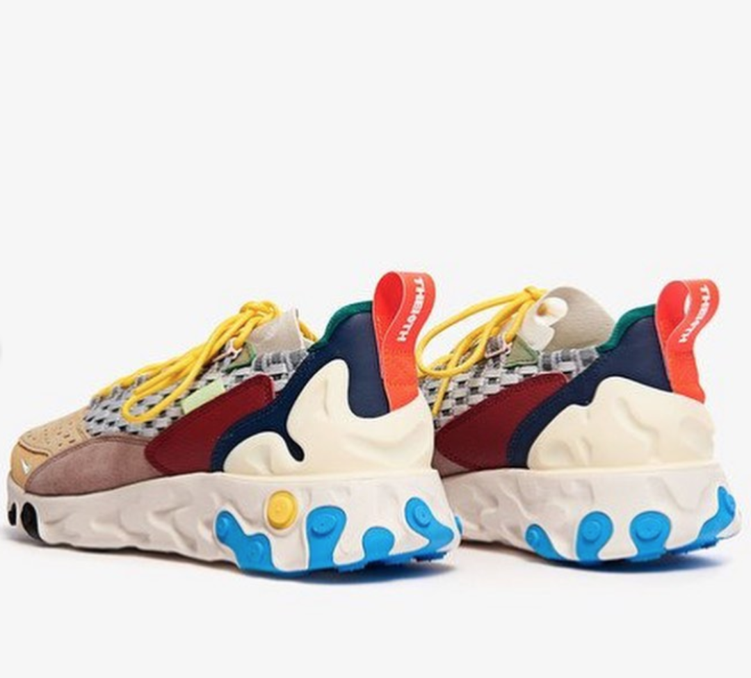 OUTPAC Nike React Sertu — кроссовки из новой коллекции The 10th, объединяющей проверенную временем рабочую одежду с инновационными технологиями Nike
