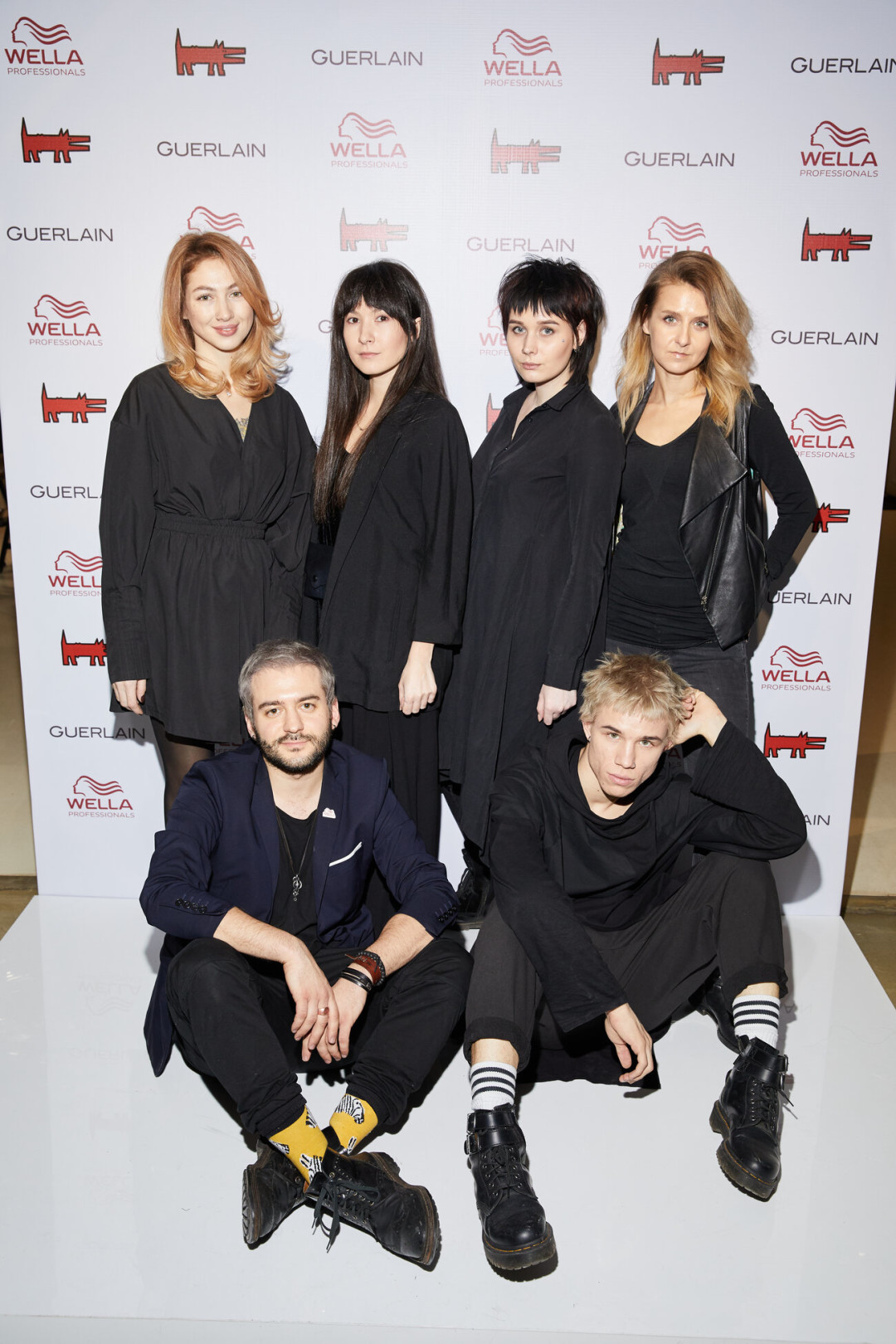 Команда стилистов Wella Professionals: Ольга Степанова, Юлия Матвеева, Диана Девлеткильдеева, Диана Моренко, Ольга Маркус, Артем Вереникин (салон
