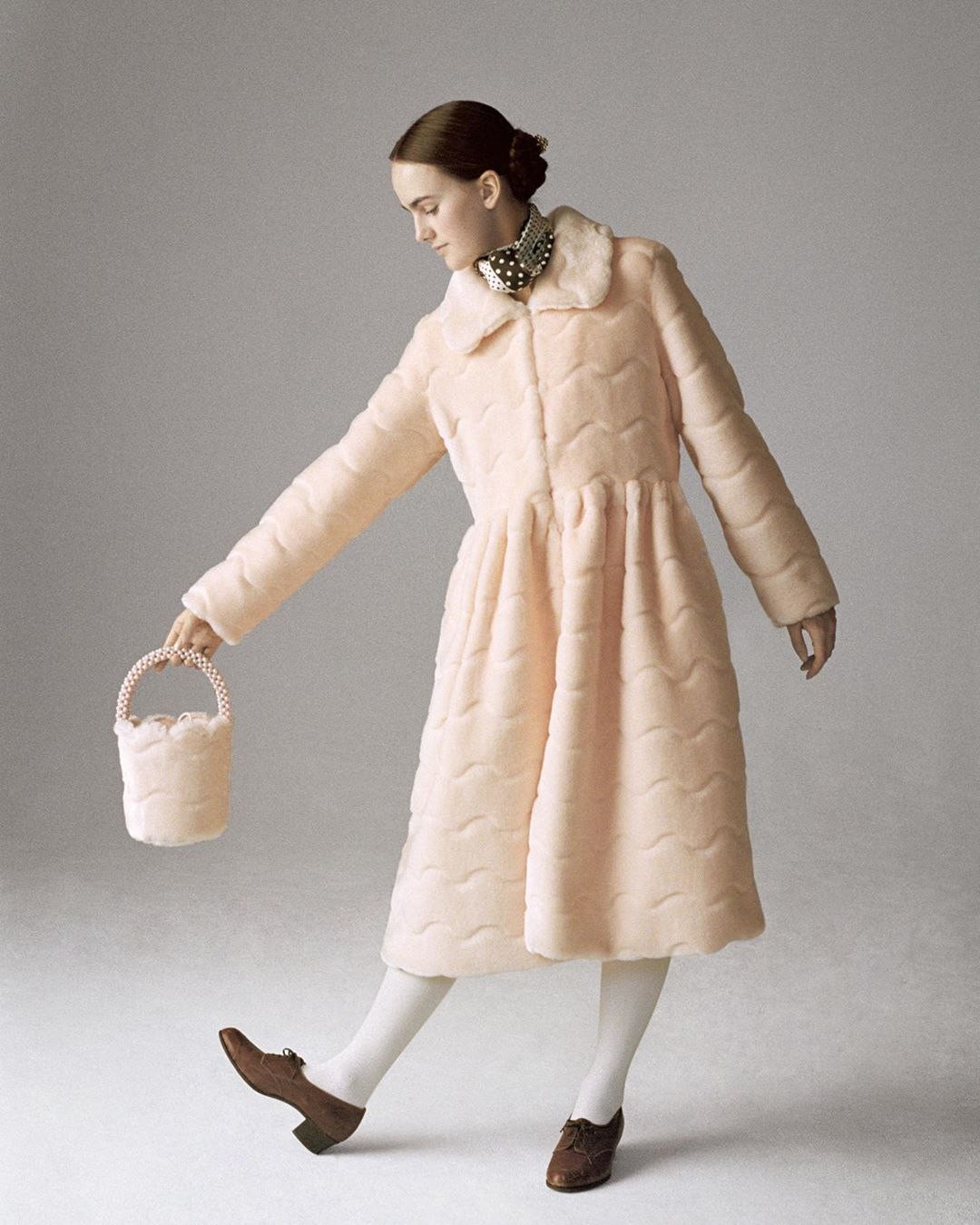 Пальто из искусственного меха Shrimps @shrimps