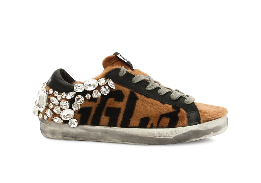 Кроссовки из кожи Golden Goose Deluxe Brand, 122 630 рублей (Babochka)