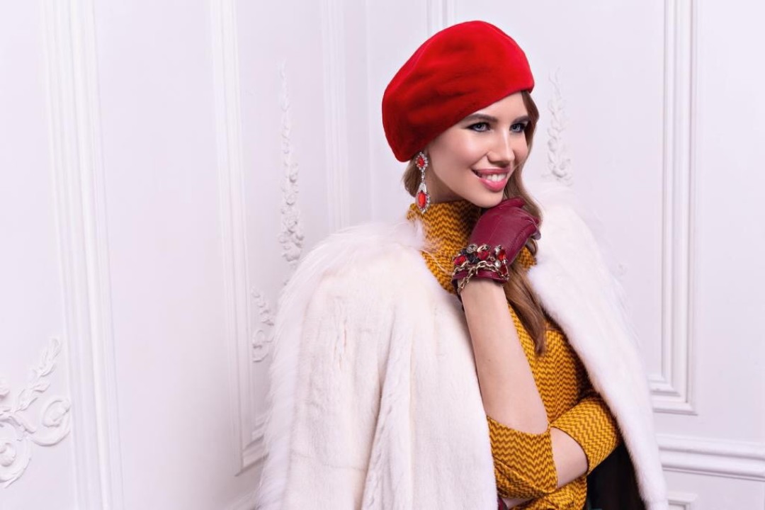 Берет из стриженной норки FURLAND, цена со скидкой 32 130 ₽ (вместо 37 800 ₽)