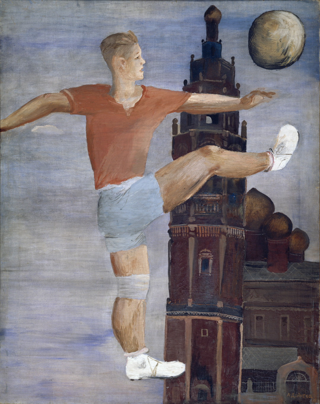 «Футболист», Александр Дейнека. 1932 год. Предоставлено ЦВЗ «Манеж»