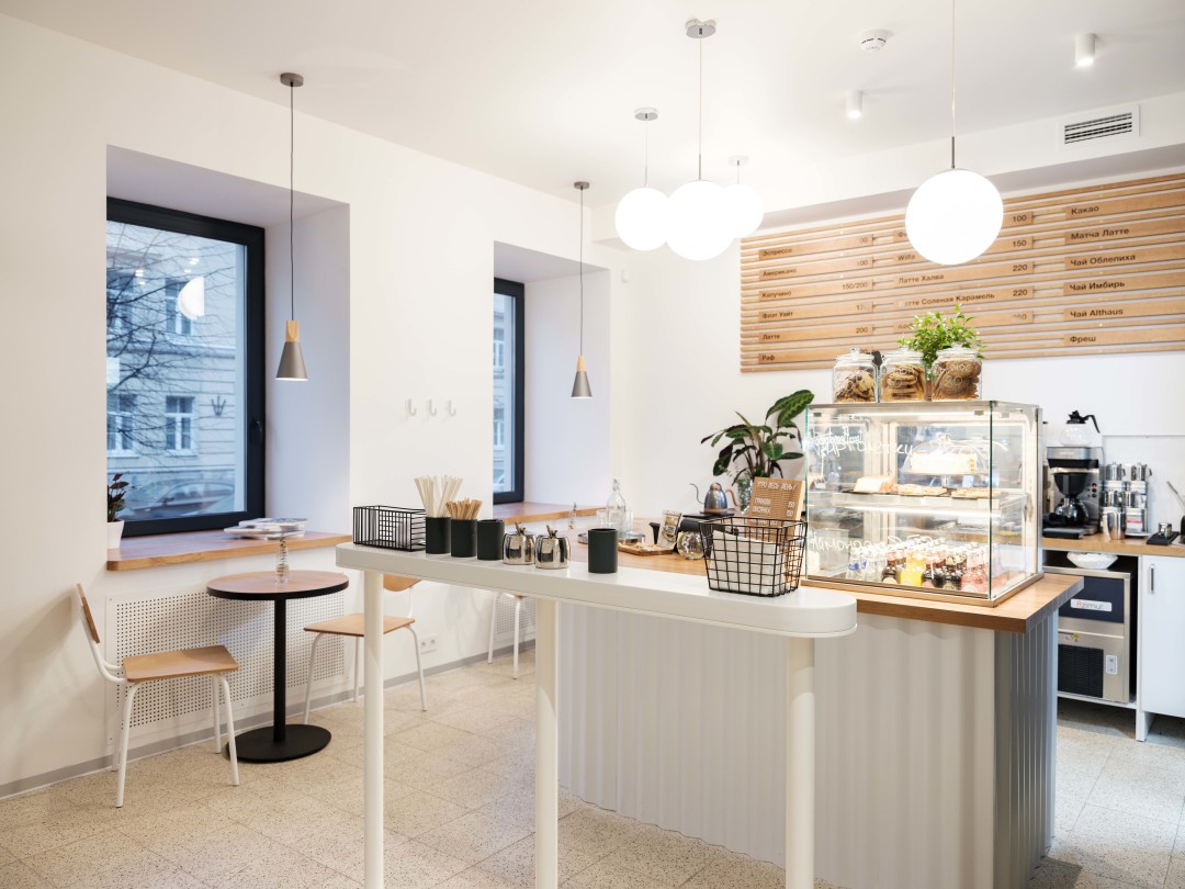 Интерьер кофейни на Маяковского