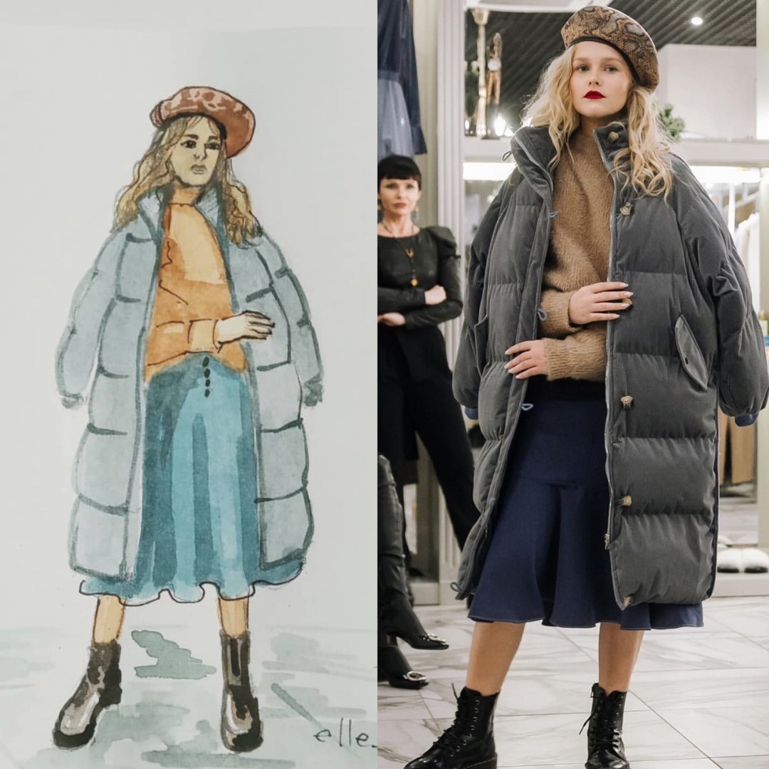 Пуховик Elle Sobo