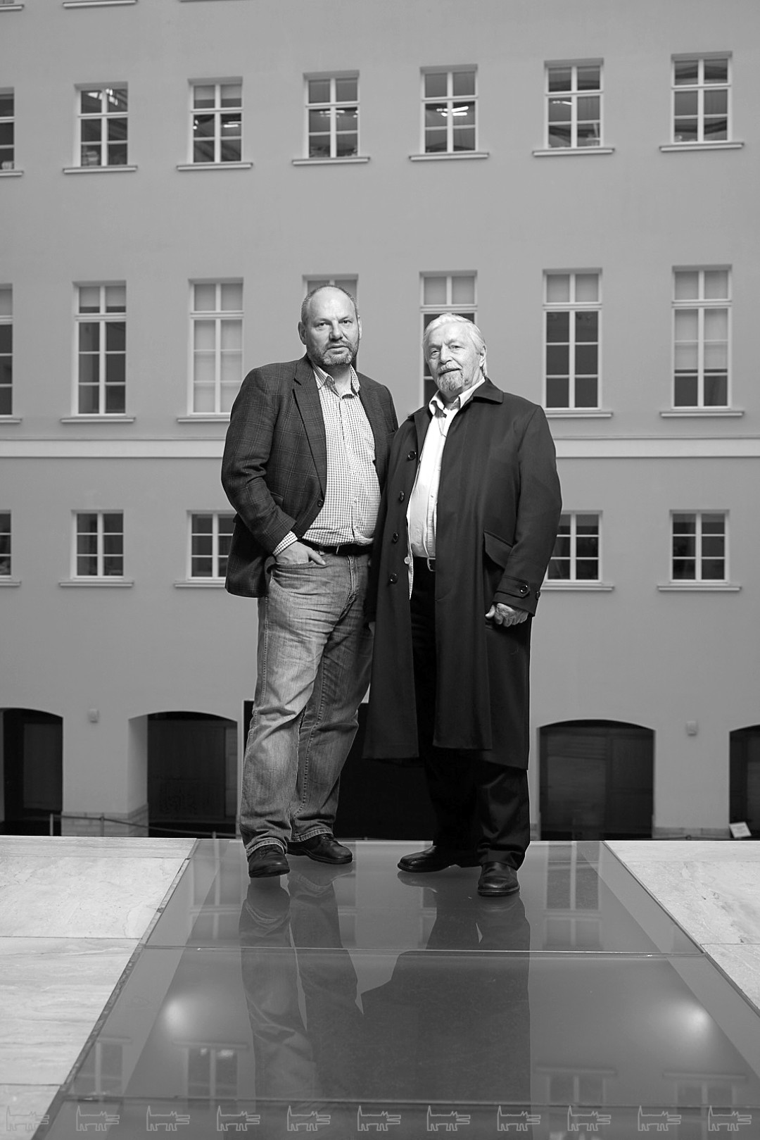 Главный архитектор Эрмитажа Валерий Лукин и фотограф музея Юрий Молодковец