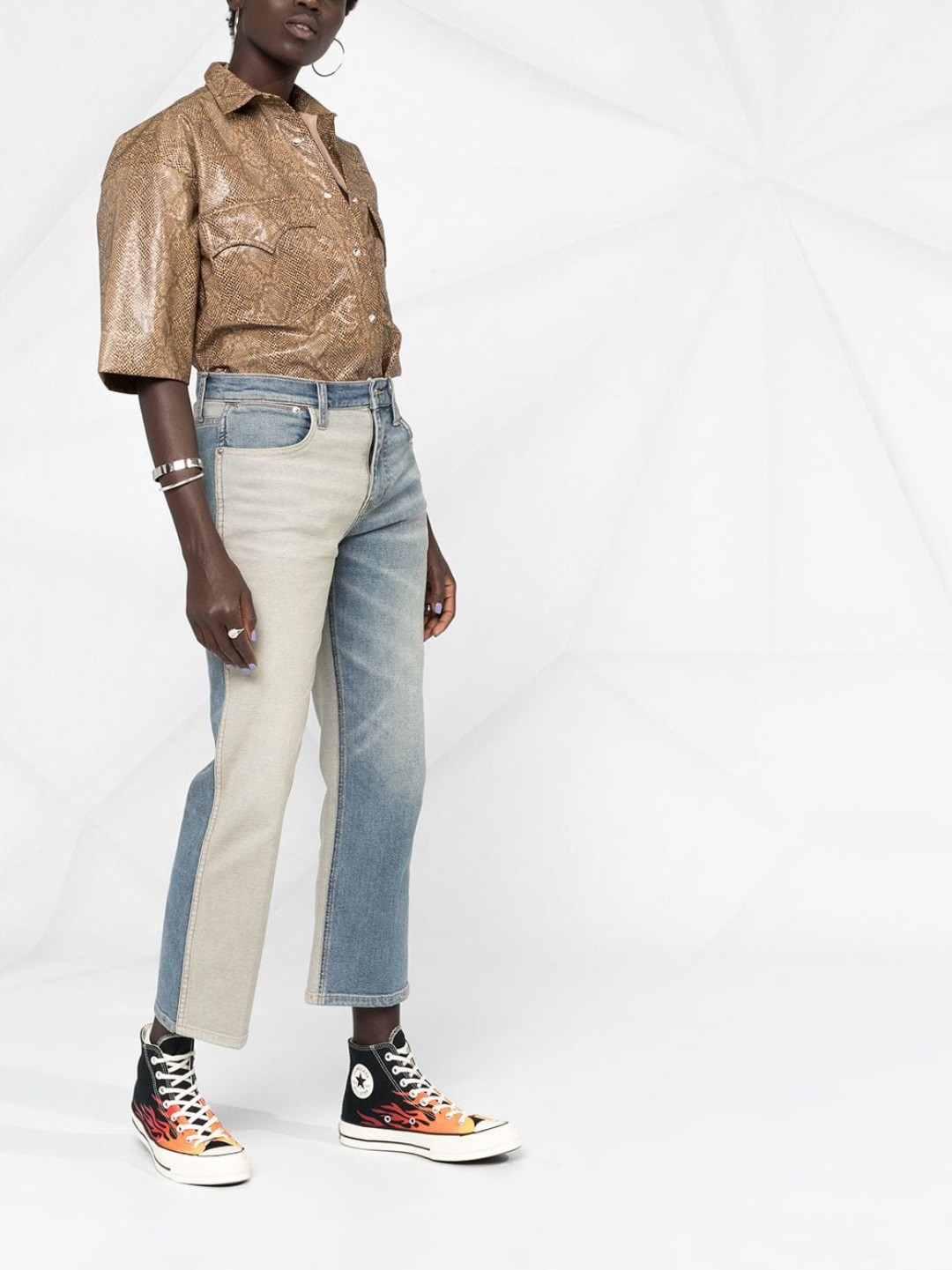 Женские двухцветные джинсы Current/Elliot