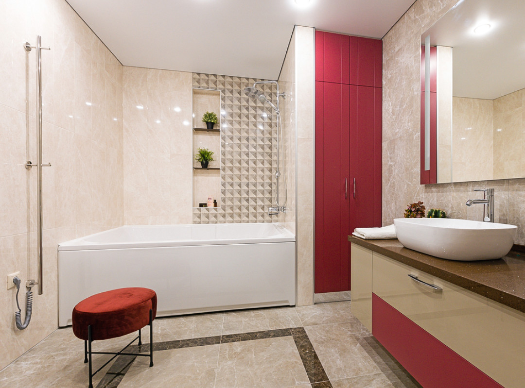 Тумба под раковину из высокоглянцевой эмали