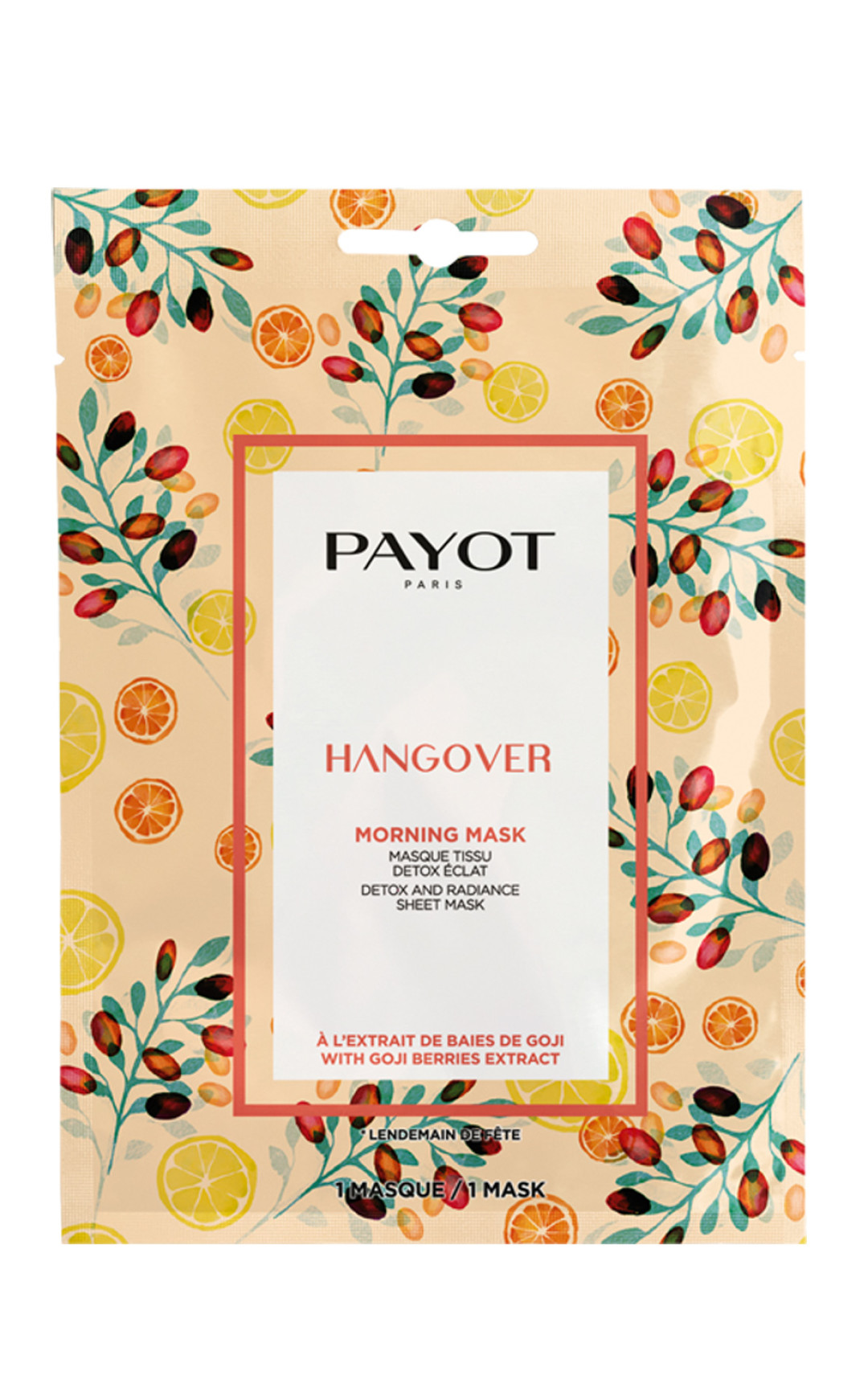 Маска Hangover, Payot