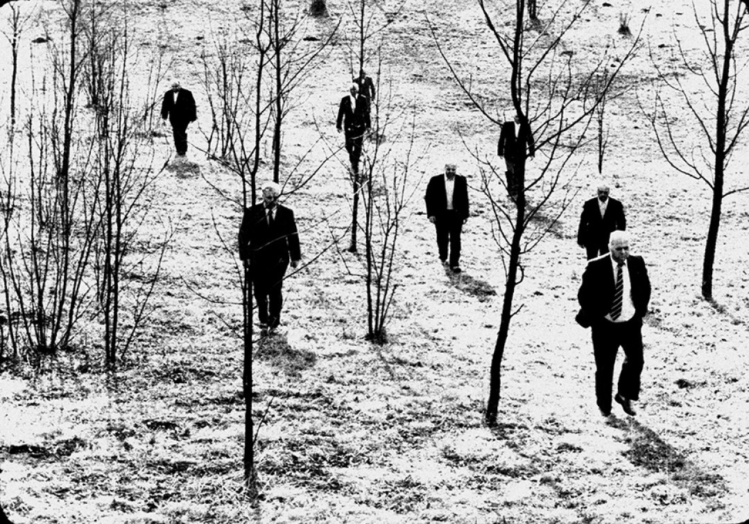 Евгений Юфит «Серия прозрачная роща». 1992. Фото: Marina Gisich Gallery