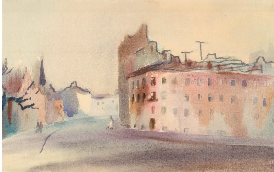 Георгий Траугот - На Съезжинской улице, 1957.