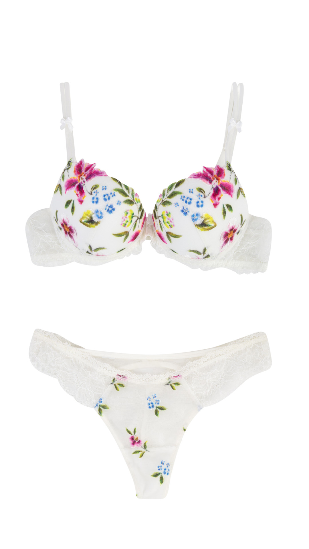 Бюстгальтер Lise Charmel, 16 900 рублей, трусики Lise Charmel, 11 500 рублей (Универмаг «Московский»)