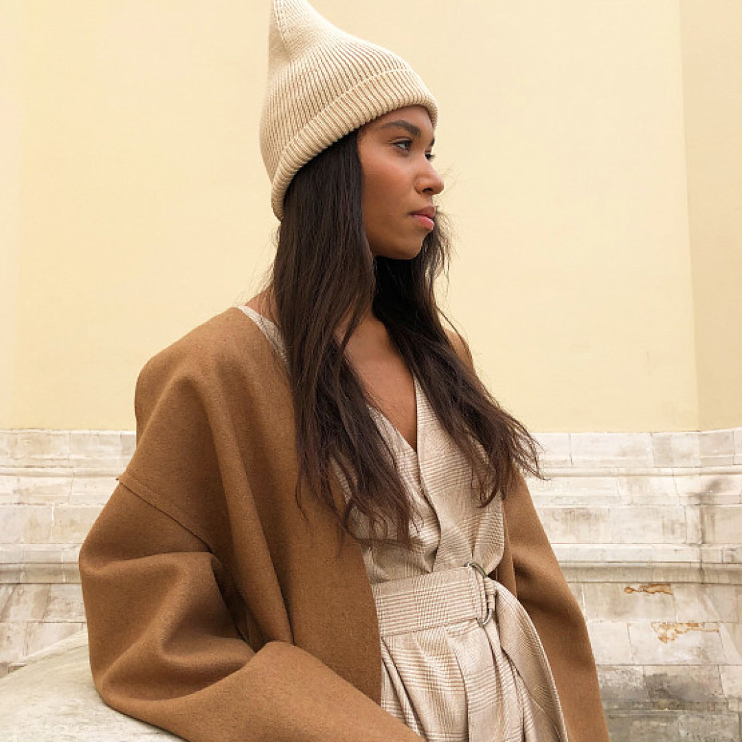 Вязаная шапка с отворотом UShatava, 1 500 рублей (UShatava)