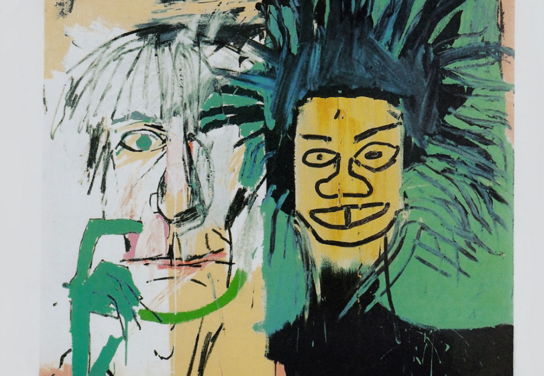 Двойной портрет с Уорхолом работы Баския.