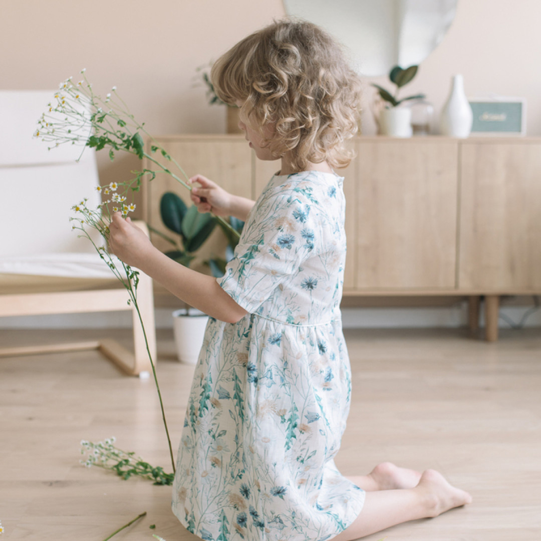 Платье для девочки «Полевые цветы», от 2 490 рублей