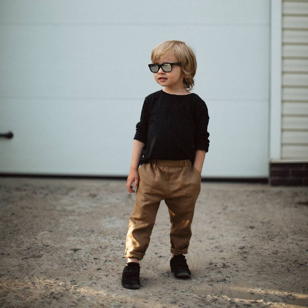 Детские льняные брюки «Карамель» для мальчиков и девочек, от 1 990 рублей