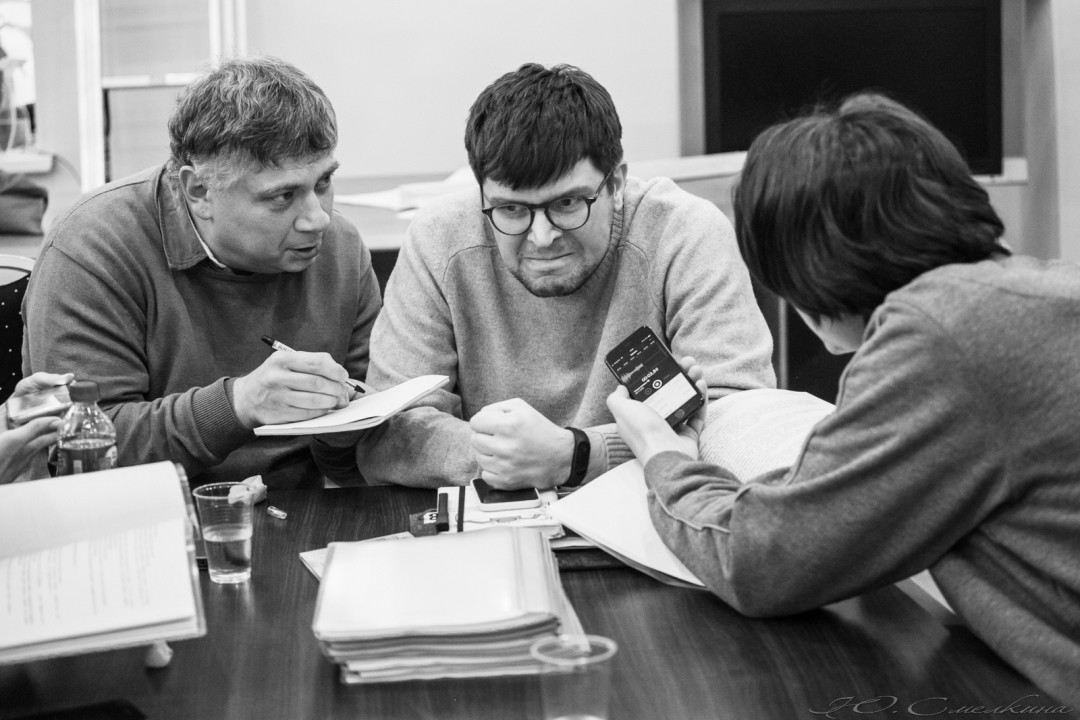 Фото с репетиции: Юлия Смелкова