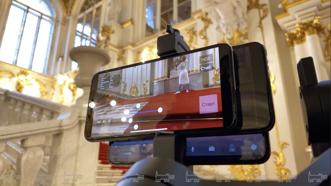 Специальная конструкция, на которую снимали проект «Эрмитаж. Снято на iPhone 11 Pro»